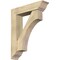 Ekena Millwork Westlake Traditional Rough Sawn Bracket w/ Offset Brace, Douglas Fir, 8"W x 34"D x 42"H BKT0806X34X42WTL01RDF - alternate 1